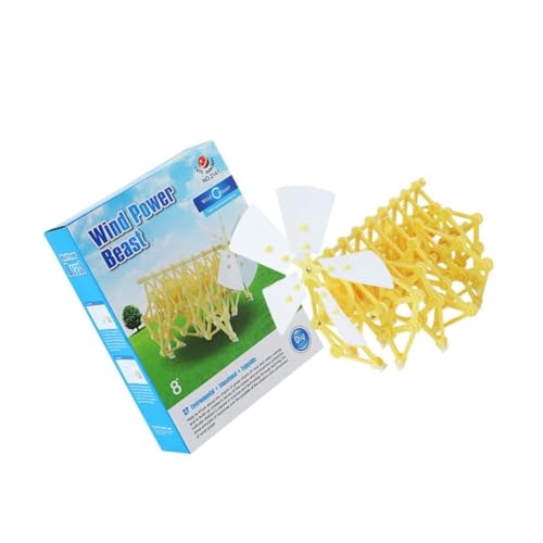 WEKAMOS Konstruktionsspielzeug Windenergie Mechanischer Bausatz für Ab Jahren Pädagogisches Puzzle Kreatives DIY Lernspielzeug Robustes Sicheres Steckspielzeug Kreativität und Motorik von WEKAMOS
