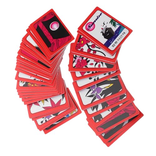 WEKAMOS Koreanische Papier Pokerkarten Familien und Partyspiel Zubehör Tragbare Brettspielkarten Vielseitig für Indoor und Outdoor Spiele Geschenkidee für Erwachsene von WEKAMOS