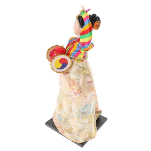WEKAMOS Koreanische Seidenpuppe Handgefertigt Traditionelle Hanbok Figurine Asiatische Dekoration Sammlerfigur Für Wohn und Tischdeko WEKAMOS Koreanische Seidenpuppe Handgefertigt Traditionelle Hanbok Figurine Asiatische Dekoration Sammlerfigur Für Wohn und Tischdeko von WEKAMOS