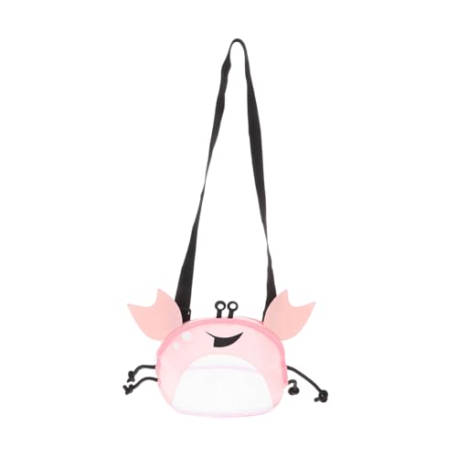 WEKAMOS Krabbenförmige Mesh Strandtasche für Verstellbarer Gurt Transparente Netztasche zum Muschelsammeln und Sandspielzeug Atmungsaktiv und Praktisch für Strand Poolspaß WEKAMOS Krabbenförmige Mesh Strandtasche für Verstellbarer Gurt Transparente Netztasche zum Muschelsammeln und Sandspielzeug Atmungsaktiv und Praktisch für Strand Poolspaß von WEKAMOS