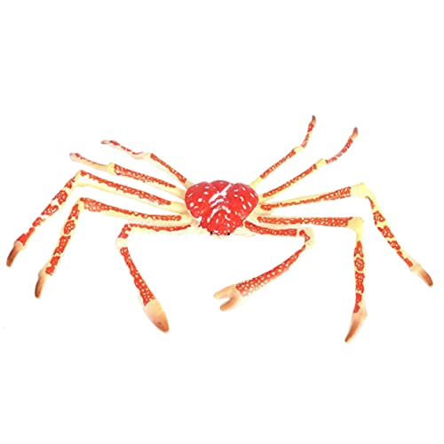 WEKAMOS Krabbenmodell aus Hochwertigen Materialien Lebensechtes Tierfigur für Lernspielzeug Dekoration oder Kuchenschmuck für Tier von WEKAMOS