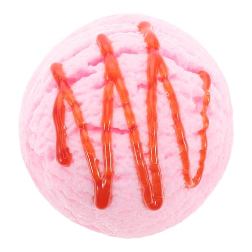 WEKAMOS Künstliche Eiskugeln aus Robustem Realistische Interaktive DIY Eiscreme Modellierung Kreative Party Deko Detailgetreue Simulation für Spiel und Ausstellung von WEKAMOS