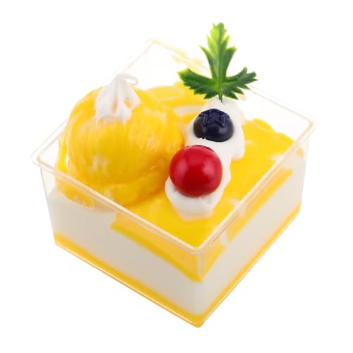 WEKAMOS Künstliche Kuchen Deko Modelle Simulation Vielseitige und Designs Langlebige Tortendekoration für Fotografie Küchen und DIY Authentische Dessertattrappen von WEKAMOS