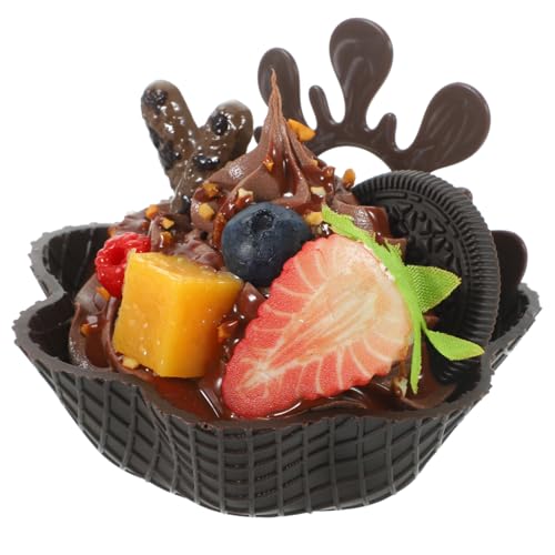 WEKAMOS Künstliches Eiscreme Modell Faux Dessert Display aus Hochwertigem Farbenfroh und für Geschäfte und Miniaturhäuser Langlebig und Kreativ WEKAMOS Künstliches Eiscreme Modell Faux Dessert Display aus Hochwertigem Farbenfroh und für Geschäfte und Miniaturhäuser Langlebig und Kreativ von WEKAMOS