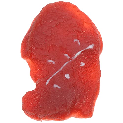 WEKAMOS Künstliches Rindfleisch Modell Realistisches für Dekoration und Fotografie Lifelike Lebensmittelattrappe aus PVC für Küche Restaurant Hochzeiten und Mehr von WEKAMOS
