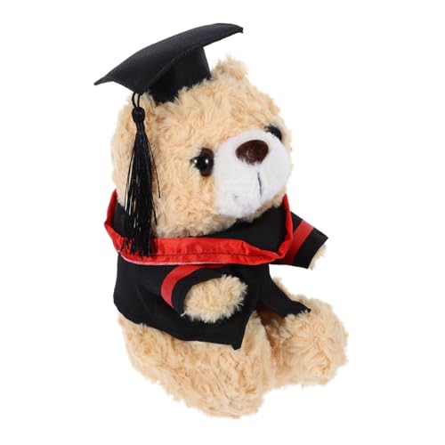 WEKAMOS Kuscheliger Abschluss Bär Süße Plüsch Doll für Graduation mit Streifen Perfektes für Studenten und Dekoration für Abschlussfeiern WEKAMOS Kuscheliger Abschluss Bär Süße Plüsch Doll für Graduation mit Streifen Perfektes für Studenten und Dekoration für Abschlussfeiern von WEKAMOS