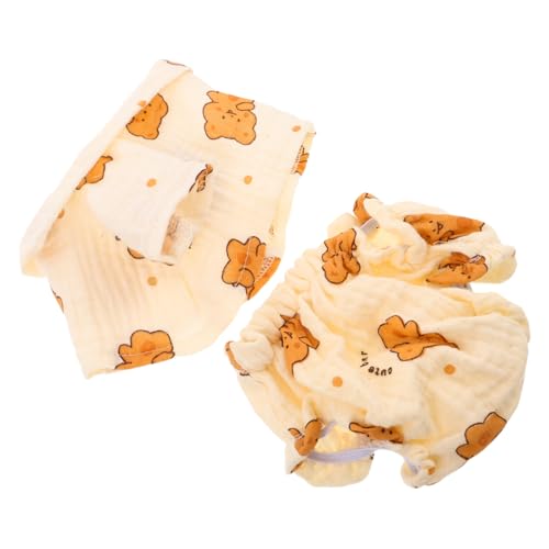 WEKAMOS Kuscheliges Bären Schlafanzug Set aus Weichem Niedliche Ersatzkleidung für Stofftier Interaktive Puppenbekleidung und Süße Accessoires WEKAMOS Kuscheliges Bären Schlafanzug Set aus Weichem Niedliche Ersatzkleidung für Stofftier Interaktive Puppenbekleidung und Süße Accessoires von WEKAMOS