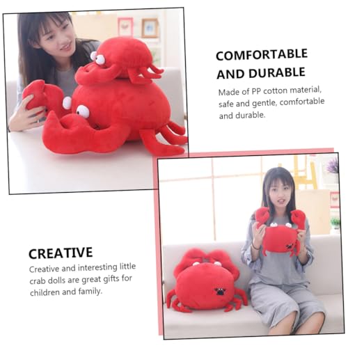 WEKAMOS Kuscheliges Krabben plüschtier Cartoon Sofa Kissen Rotes Stofftier für Erwachsene Dekoratives Geschenk WEKAMOS Kuscheliges Krabben plüschtier Cartoon Sofa Kissen Rotes Stofftier für Erwachsene Dekoratives Geschenk von WEKAMOS
