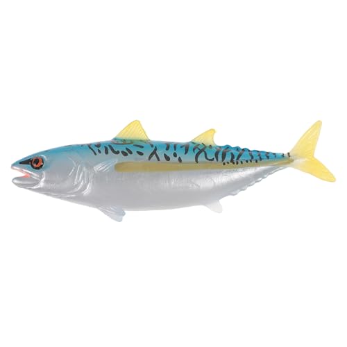 WEKAMOS Lebensechtes Miniatur Fischmodell Gelber Thunfisch Meerestier Figur Deko Aquarium Fischornament für Rollenspiel und Lernspaß WEKAMOS Lebensechtes Miniatur Fischmodell Gelber Thunfisch Meerestier Figur Deko Aquarium Fischornament für Rollenspiel und Lernspaß von WEKAMOS