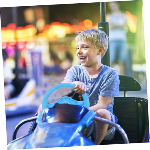 WEKAMOS Lenkrad aus Robustem Kunststoff Tragbares Auto lenkrad Zubehör für Bumper und Kinderfahrzeuge Farbenfrohes Einfach zu Montierendes Outdoor für Jungen und Mädchen Zufällige Farbe von WEKAMOS