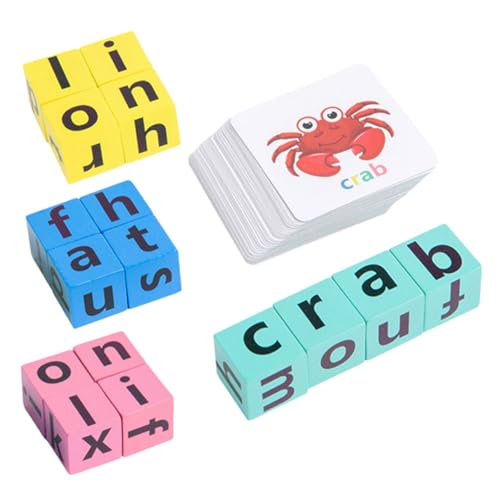 WEKAMOS Lernspielzeug Alphabet Buchstaben Puzzle Pädagogisches Buchstaben Matching Spiel für Eltern Junge Mädchen Interaktion Fördert Rechtschreibung und Kognitive Entwicklung für Jungen von WEKAMOS