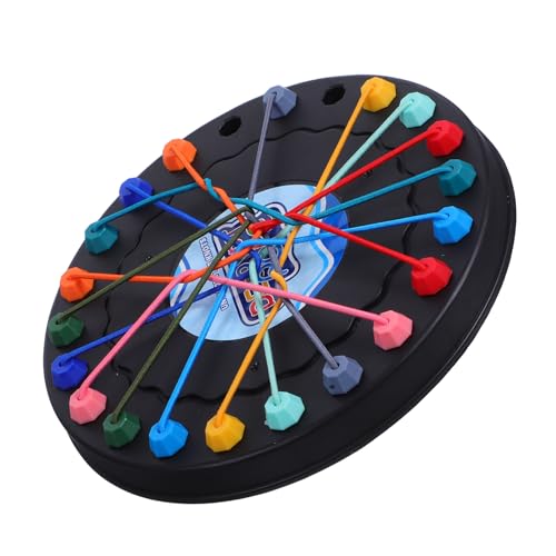 WEKAMOS Logisches Denken Logikspielzeug für draußen geschicklichkeitsspiel Lernspielzeug für für Familien Rätsel Seilpuzzle für Erwachsene Denkspiel Plastik von WEKAMOS