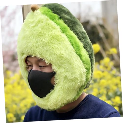 WEKAMOS Lustige Avocado Kopfbedeckung Cartoon Fruchtform Hut für Erwachsene Bequemes Cosplay Party Accessoire Einfach Aufzusetzen für Geburtstag Halloween Karneval WEKAMOS Lustige Avocado Kopfbedeckung Cartoon Fruchtform Hut für Erwachsene Bequemes Cosplay Party Accessoire Einfach Aufzusetzen für Geburtstag Halloween Karneval von WEKAMOS