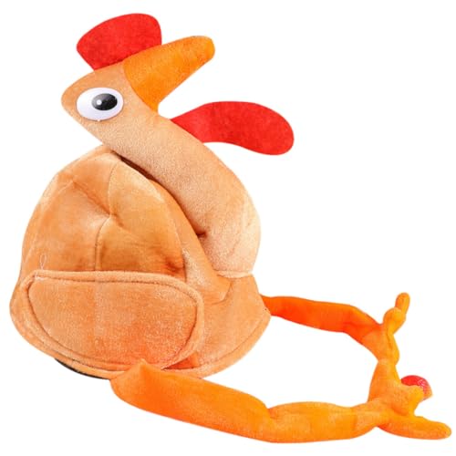 WEKAMOS Lustiger Truthahnhut für Thanksgiving Party Cosplay Kostüm Kopfbedeckung mit Stabilem Material Komfortabel Auffälliges Design für Festliche Verkleidung von WEKAMOS