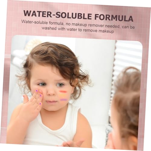 WEKAMOS Mädchen Abs Make up Wasserlöslich Kosmetik Rollenspiel Set für Kreative Fantasie und Geburtstagsgeschenk mit Verschiedenen Lidschattenfarben WEKAMOS Mädchen Abs Make up Wasserlöslich Kosmetik Rollenspiel Set für Kreative Fantasie und Geburtstagsgeschenk mit Verschiedenen Lidschattenfarben von WEKAMOS