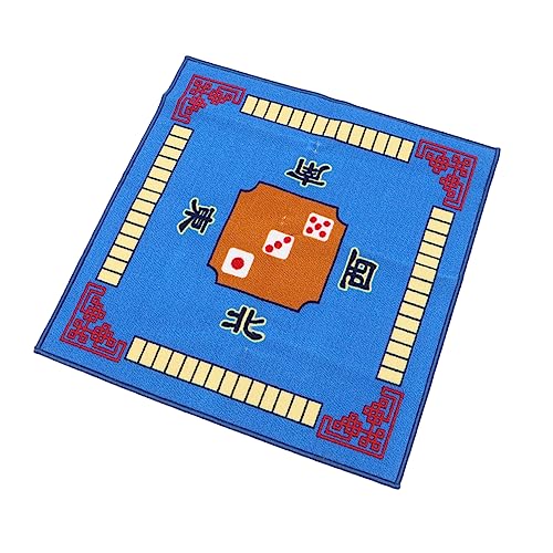 WEKAMOS Mahjong Matte Blau Polyester Tischdecke rutschfest Geräuschdämpfend Spielmatte Für Mahjong Poker Domino Brettspiele Wohnzimmer WEKAMOS Mahjong Matte Blau Polyester Tischdecke rutschfest Geräuschdämpfend Spielmatte Für Mahjong Poker Domino Brettspiele Wohnzimmer von WEKAMOS