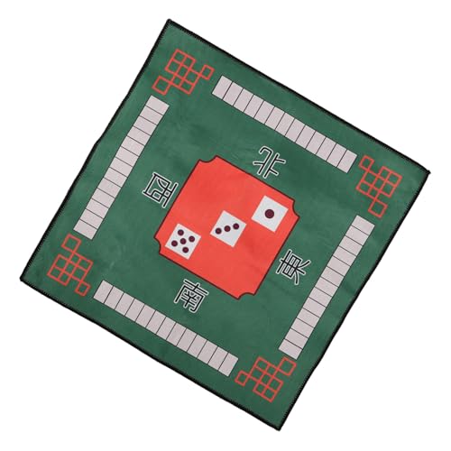 WEKAMOS Mahjong Tischdecke rutschfest Dickes Geräuschdämpfendes Spieltisch Cover für Poker Domino Brettspiele Strapazierfähige Wiederverwendbare Tischmatte für Zuhause und Party von WEKAMOS
