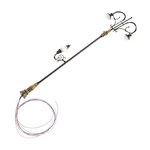 WEKAMOS Maßstab Langlebige Mikrolandschaft Lampe Einfach zu Montieren Dekorative Mini Gartenlaterne für und Puppenhaus von WEKAMOS