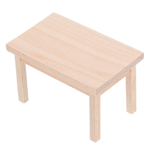 WEKAMOS Maßstab Vintage Stil Mini Esszimmer Möbel Holzmodell für Puppenhaus Zubehör Mädchen Wohnzimmer WEKAMOS Maßstab Vintage Stil Mini Esszimmer Möbel Holzmodell für Puppenhaus Zubehör Mädchen Wohnzimmer von WEKAMOS
