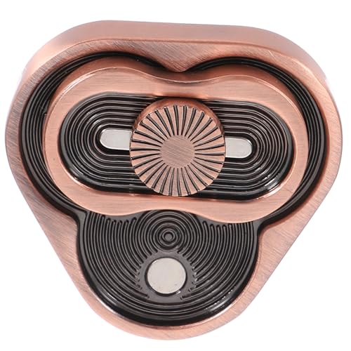 WEKAMOS Metall Fidget Slider Toy Kleines Stressabbauendes Dreieck Fingerspielzeug für Erwachsene Büro zur Angstlösung Tragbar und Leicht für Arbeit Schule Freizeit von WEKAMOS