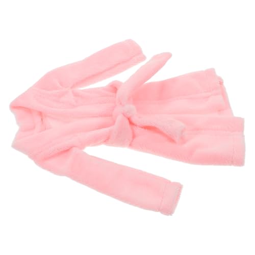 WEKAMOS Mini Bademantel für Puppen aus Weichem Stoff Niedliches Puppen Bademantel Zubehör Waschbarer Puppenmantel Komfortable Puppenkleidung für Sammel und Spielzwecke von WEKAMOS