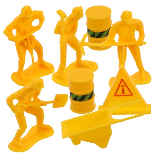 WEKAMOS Mini Bauarbeiterfiguren Set Teiliges Set für Kreative Kuchendekorationen und DIY Sandtable Zubehör Realistische Figuren für Geburtstagsfeiern und Themenpartys WEKAMOS Mini Bauarbeiterfiguren Set Teiliges Set für Kreative Kuchendekorationen und DIY Sandtable Zubehör Realistische Figuren für Geburtstagsfeiern und Themenpartys von WEKAMOS