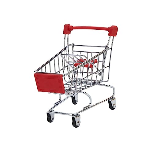 WEKAMOS Mini Einkaufswagen Rot Mini Wagen Aufbewahrungskorb für Schreibtisch Kreatives Sicher und Langlebig WEKAMOS Mini Einkaufswagen Rot Mini Wagen Aufbewahrungskorb für Schreibtisch Kreatives Sicher und Langlebig von WEKAMOS