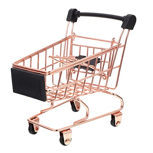 WEKAMOS Mini Einkaufswagen für Robuster Simulations Einkaufswagen aus Roségold für Rollenspiele und Kreative Spielstunden Fördert Einkaufserlebnis im Supermarkt für Jahren WEKAMOS Mini Einkaufswagen für Robuster Simulations Einkaufswagen aus Roségold für Rollenspiele und Kreative Spielstunden Fördert Einkaufserlebnis im Supermarkt für Jahren von WEKAMOS