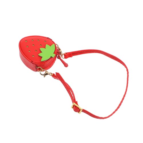 WEKAMOS Mini Erdbeer Umhängetasche für Puppen Stylischer Crossbody Bag Rot Perfektes Accessoire für Bjd Fashion für Kleine und Kreative Spielmöglichkeiten WEKAMOS Mini Erdbeer Umhängetasche für Puppen Stylischer Crossbody Bag Rot Perfektes Accessoire für Bjd Fashion für Kleine und Kreative Spielmöglichkeiten von WEKAMOS