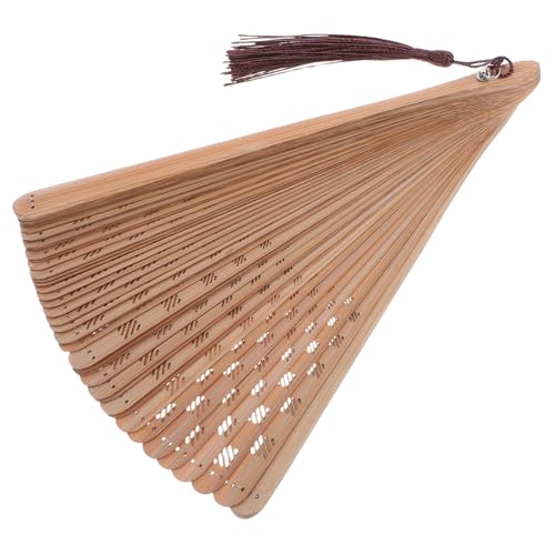 WEKAMOS Mini Faltbarer Holz handfächer Braun Leichter Tragbarer Fächer mit Kompaktem Klappmechanismus Vielseitig als Party accessoire und Braut deko für Babyshowers und Festliche Anlässe WEKAMOS Mini Faltbarer Holz handfächer Braun Leichter Tragbarer Fächer mit Kompaktem Klappmechanismus Vielseitig als Party accessoire und Braut deko für Babyshowers und Festliche Anlässe von WEKAMOS