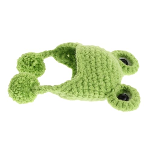 WEKAMOS Mini Strickmützen für Puppen Cartoon Beanie Handgefertigt Niedliche Miniatur Mützen für DIY Basteln Party Geburtstag Reise Zubehör von WEKAMOS