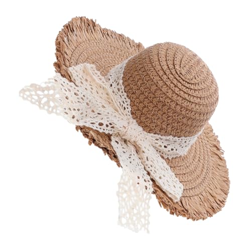 WEKAMOS Mini Strohhut Klein mit Spitzenband Handgefertigt Vielseitiges Sommer Haustier und Puppenhaus Zubehör Leicht Anzubringen für DIY Deko und Puppenmode WEKAMOS Mini Strohhut Klein mit Spitzenband Handgefertigt Vielseitiges Sommer Haustier und Puppenhaus Zubehör Leicht Anzubringen für DIY Deko und Puppenmode von WEKAMOS
