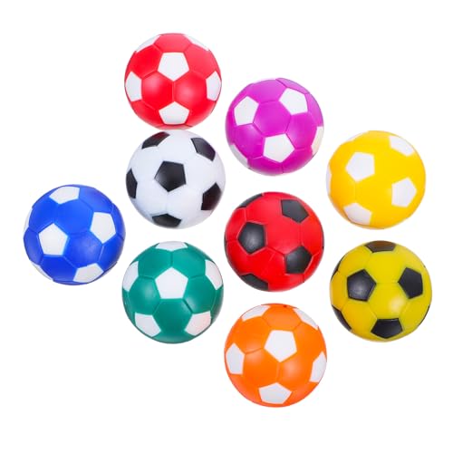 WEKAMOS Mini Tischfußball Ersatzbälle Farben Kunststoff Tischkicker Bälle für Party Sport Spielspaß Langlebig und Handlich von WEKAMOS