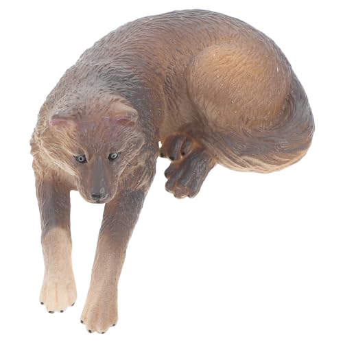 WEKAMOS Mini Wolf Modell aus Kunststoff Wildtier Ornament für Heimdekoration Lernspielzeug Garten und Schreibtischdeko Detailgetreues Design für Kreative Einsatzmöglichkeiten WEKAMOS Mini Wolf Modell aus Kunststoff Wildtier Ornament für Heimdekoration Lernspielzeug Garten und Schreibtischdeko Detailgetreues Design für Kreative Einsatzmöglichkeiten von WEKAMOS