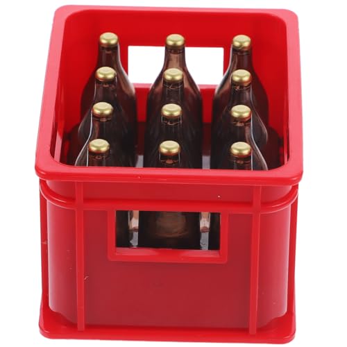 WEKAMOS Miniatur Bieraufbewahrungsbox Dekorative Figur für Puppenhaus und DIY Miniaturprojekte als Foto Requisite Rot aus Strapazierfähigem Material WEKAMOS Miniatur Bieraufbewahrungsbox Dekorative Figur für Puppenhaus und DIY Miniaturprojekte als Foto Requisite Rot aus Strapazierfähigem Material von WEKAMOS