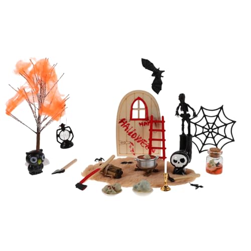 WEKAMOS Miniatur Halloween Dollhouse Dekorationen Handgefertigte Resin Figuren mit Realistischen Details Leichte Portable Grusel-Accessoires für Spukhaus Feengarten und Halloween Party WEKAMOS Miniatur Halloween Dollhouse Dekorationen Handgefertigte Resin Figuren mit Realistischen Details Leichte Portable Grusel-Accessoires für Spukhaus Feengarten und Halloween Party von WEKAMOS