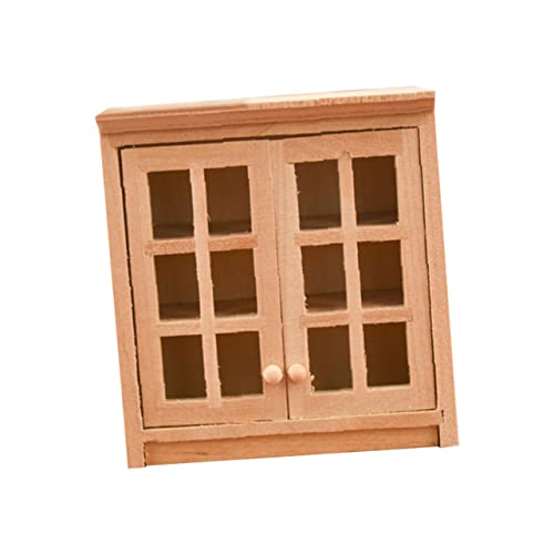WEKAMOS Miniatur Holz Wandregal Modell für Puppenhaus Dekorativer Wandschrank aus Holz für Miniaturen für DIY Projekte Fotodeko WEKAMOS Miniatur Holz Wandregal Modell für Puppenhaus Dekorativer Wandschrank aus Holz für Miniaturen für DIY Projekte Fotodeko von WEKAMOS