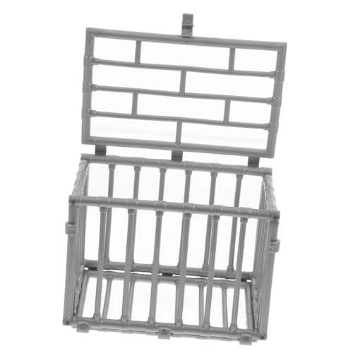 WEKAMOS Kleiner Käfigmodell Selbstgemacht für Tiere Tragbarer Miniaturkäfig aus Kunststoff Kleiner Hauskäfig als Spielzeug Requisite für Actionfiguren Dekorativer Käfig für Zuhause WEKAMOS Kleiner Käfigmodell Selbstgemacht für Tiere Tragbarer Miniaturkäfig aus Kunststoff Kleiner Hauskäfig als Spielzeug Requisite für Actionfiguren Dekorativer Käfig für Zuhause von WEKAMOS