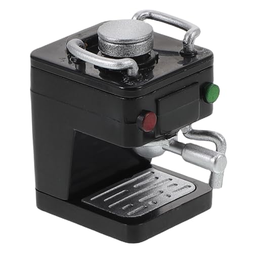 WEKAMOS Miniatur Kaffeemaschine für Puppenhaus DIY Küchenzubehör Erweiterbar Platzsparendes Design Authentische Details für Kreative Rollenspiele und Puppenhaus Szenen von WEKAMOS