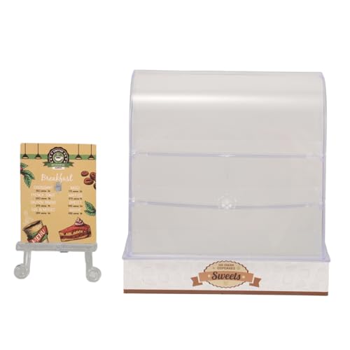 WEKAMOS Miniatur Kuchenschrank Vitrine Mini Sachen Babybett Für Puppen Puppenhaus Kuchenschrank Lebensmittelmodell Vitrine Miniatur Bäckerei Felsregal Kunststoff WEKAMOS Miniatur Kuchenschrank Vitrine Mini Sachen Babybett Für Puppen Puppenhaus Kuchenschrank Lebensmittelmodell Vitrine Miniatur Bäckerei Felsregal Kunststoff von WEKAMOS
