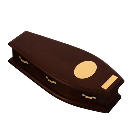 WEKAMOS Miniatur Möbel Miniatur Sarg Modell Halloween Deko Kreatives Mini Haus Zubehör Für Puppenhaus Sammler von WEKAMOS