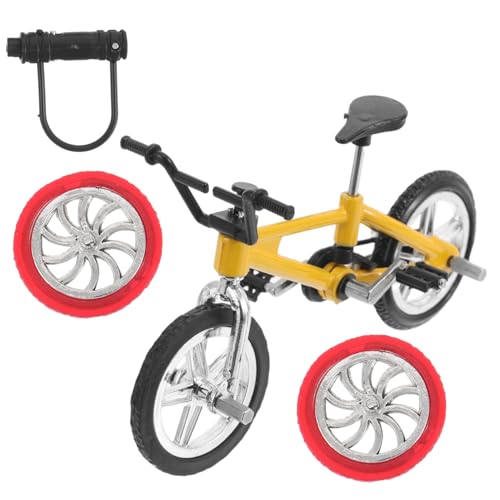 WEKAMOS Miniatur Mountainbike Modell aus Legierung Detailgetreues Realistisches Finger Fahrrad für Erwachsene und Dekoratives Szenen Requisit Kreatives Lernspielzeug von WEKAMOS