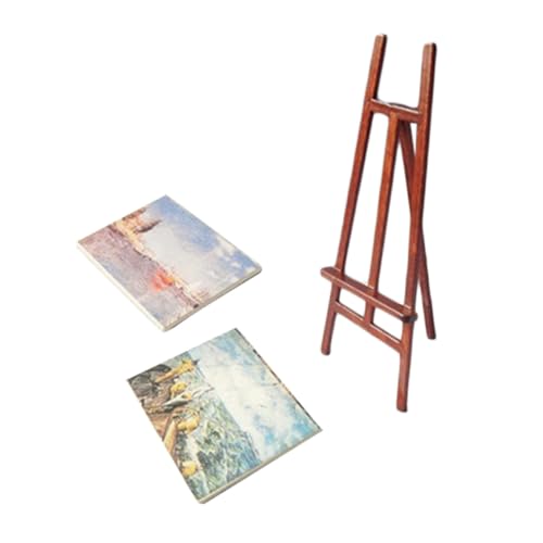 WEKAMOS Miniatur Puppenhaus Zubehör Teiliges Miniatur Staffelei und Gemälde Simulation Dekoration für DIY Puppenhaus Micro Landschaft Szene Fotorequisite WEKAMOS Miniatur Puppenhaus Zubehör Teiliges Miniatur Staffelei und Gemälde Simulation Dekoration für DIY Puppenhaus Micro Landschaft Szene Fotorequisite von WEKAMOS