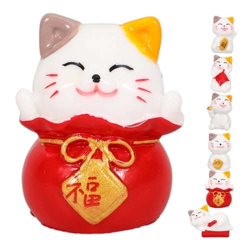 WEKAMOS Miniatur-Resin mit Glücksbringer-Design Langlebige Miniatur-tierfiguren für Puppenhaus Garten-Dekoration und Micro-Landschaft Rote Matte Inklusive WEKAMOS Miniatur-Resin mit Glücksbringer-Design Langlebige Miniatur-tierfiguren für Puppenhaus Garten-Dekoration und Micro-Landschaft Rote Matte Inklusive von WEKAMOS