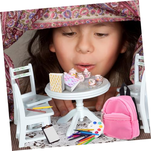 WEKAMOS Miniatur Schulranzen mit Simulierten Bleistiften und Kreativem Miniaturbuch Dekoratives Lernspielzeug für DIY Handwerkszubehör und Puppenschultasche Robust und Vielseitig WEKAMOS Miniatur Schulranzen mit Simulierten Bleistiften und Kreativem Miniaturbuch Dekoratives Lernspielzeug für DIY Handwerkszubehör und Puppenschultasche Robust und Vielseitig von WEKAMOS