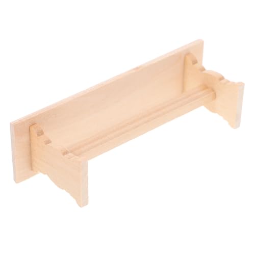 WEKAMOS Miniature Wooden Bench Model für Puppenhaus Holz Dekoration Realistische Mini Möbel für Schlafzimmer und Wohnzimmer für DIY Deko und Mikrolandschaften WEKAMOS Miniature Wooden Bench Model für Puppenhaus Holz Dekoration Realistische Mini Möbel für Schlafzimmer und Wohnzimmer für DIY Deko und Mikrolandschaften von WEKAMOS