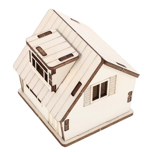WEKAMOS Miniaturholzhausmodell Modell Eines Holzhauses Mini-puppenhaus- Miniaturhäuser Zum Basteln Holz Zum Basteln Architekturmodelle Miniatur-Simulation DIY- -kit Hölzern Beige WEKAMOS Miniaturholzhausmodell Modell Eines Holzhauses Mini-puppenhaus- Miniaturhäuser Zum Basteln Holz Zum Basteln Architekturmodelle Miniatur-Simulation DIY- -kit Hölzern Beige von WEKAMOS