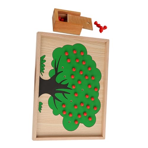 WEKAMOS Montessori Holz Lernspielzeug für Kleinkinder Pädagogisches Zählspiel mit Sicheren Glatten Kanten Robustes Zahlen und Zählspielzeug für Vorschule und Frühkindliche Entwicklung WEKAMOS Montessori Holz Lernspielzeug für Kleinkinder Pädagogisches Zählspiel mit Sicheren Glatten Kanten Robustes Zahlen und Zählspielzeug für Vorschule und Frühkindliche Entwicklung von WEKAMOS