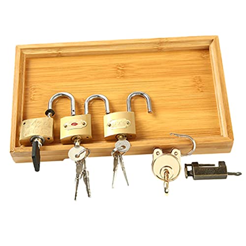 WEKAMOS Montessori Lernspielzeug für Unlock Toy mit Schlüssel und Schloss Pädagogisches Kreativität und Hand Augen Koordination Geeignet für Kleinkinder und Vorschulkinder von WEKAMOS