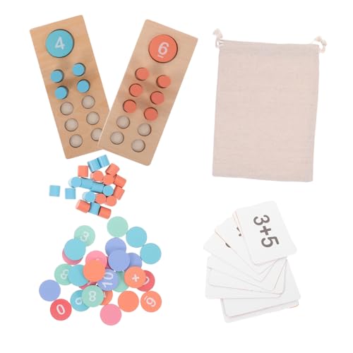 WEKAMOS Montessori Mathe Lernspielzeug Holz Rechenrahmen für Ab Jahren Interaktives Zählspiel Addition und Subtraktion Stabiles Tragbares Pädagogisches für Zuhause und Schule WEKAMOS Montessori Mathe Lernspielzeug Holz Rechenrahmen für Ab Jahren Interaktives Zählspiel Addition und Subtraktion Stabiles Tragbares Pädagogisches für Zuhause und Schule von WEKAMOS
